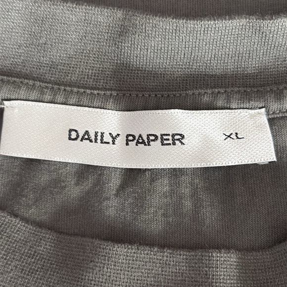 Daily Paper 100% Cotton Short Sleeve T Shirt in Chimera Green - Size XL - Picture 8 of 14